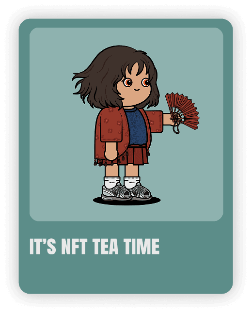 Abstract shape card ten