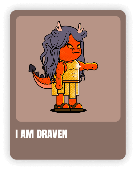 Abstract shape card forty-one